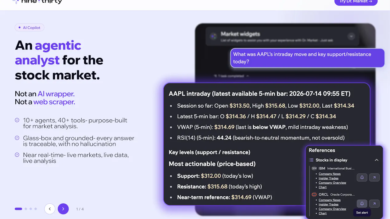 Ninethirty AI product