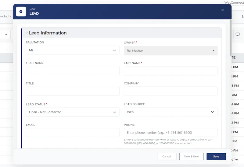 ZemNeo CRM screenshot 2