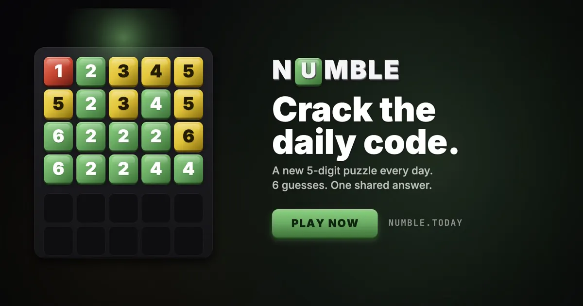 Numble gallery image