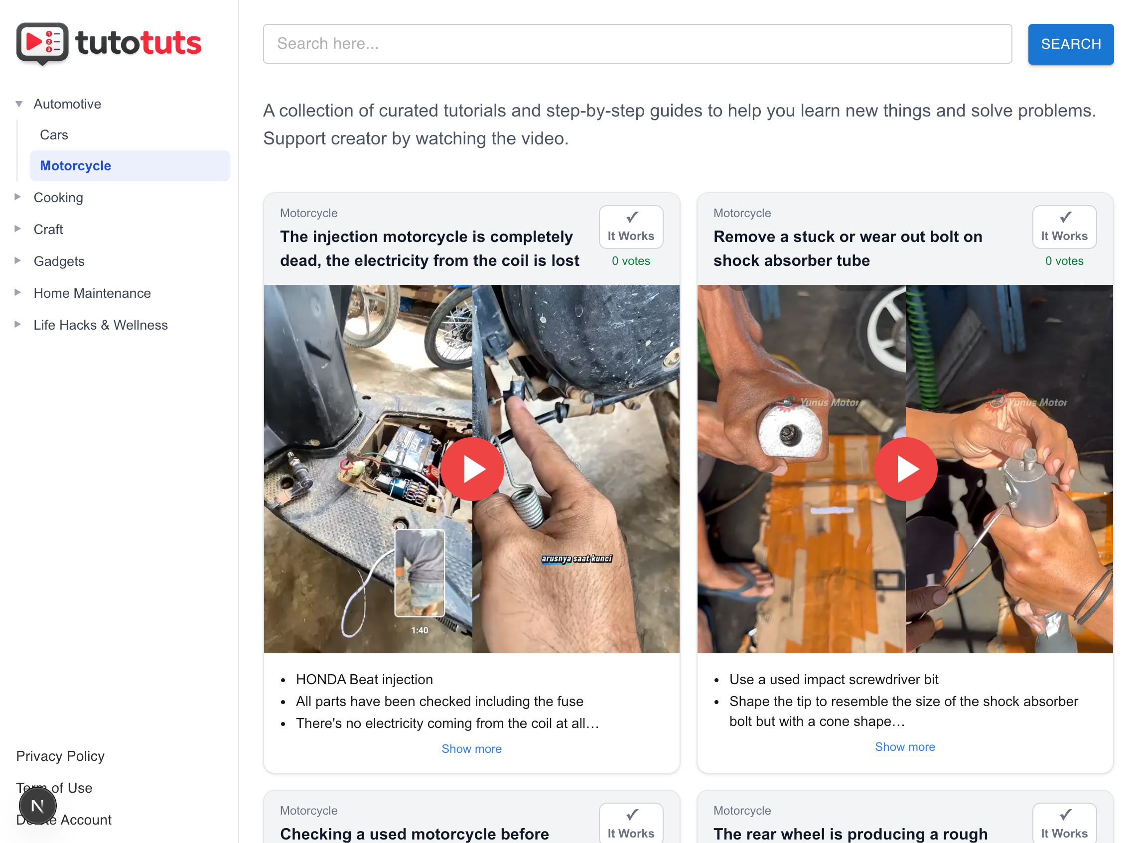 tutotuts - Video Tutorials Search Engine gallery image