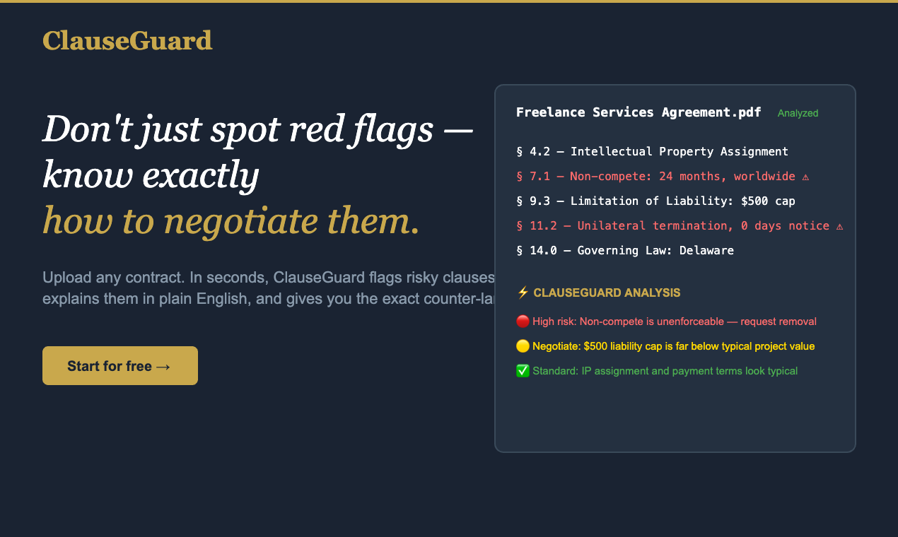 ClauseGuard gallery image