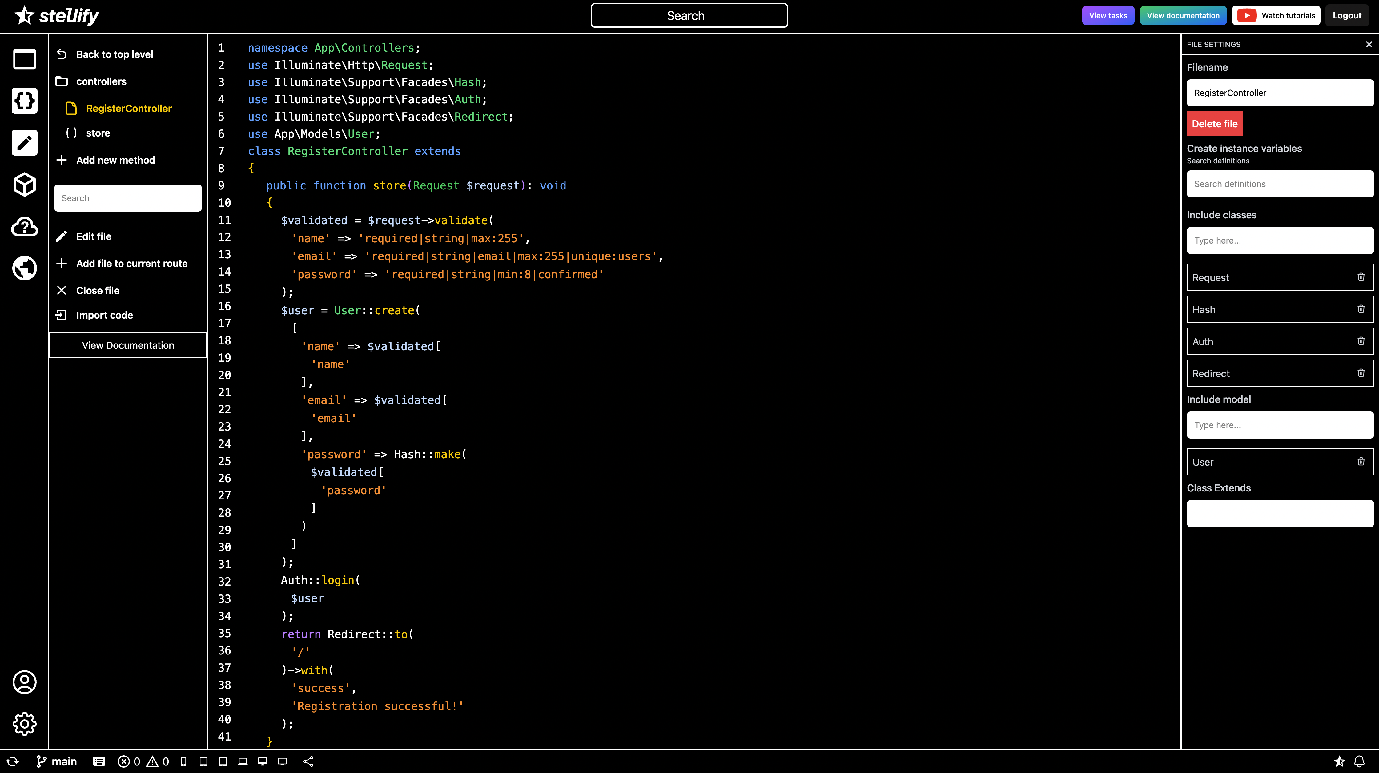 Stellify - Screenshot 3 showing product features and functionality