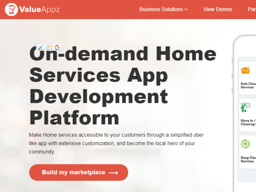 On-demand application for home services?