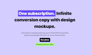Conversion Copy as a Subscription gallery image