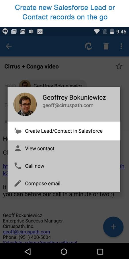 Cirrus Insight Mobile for iOS & Android gallery image