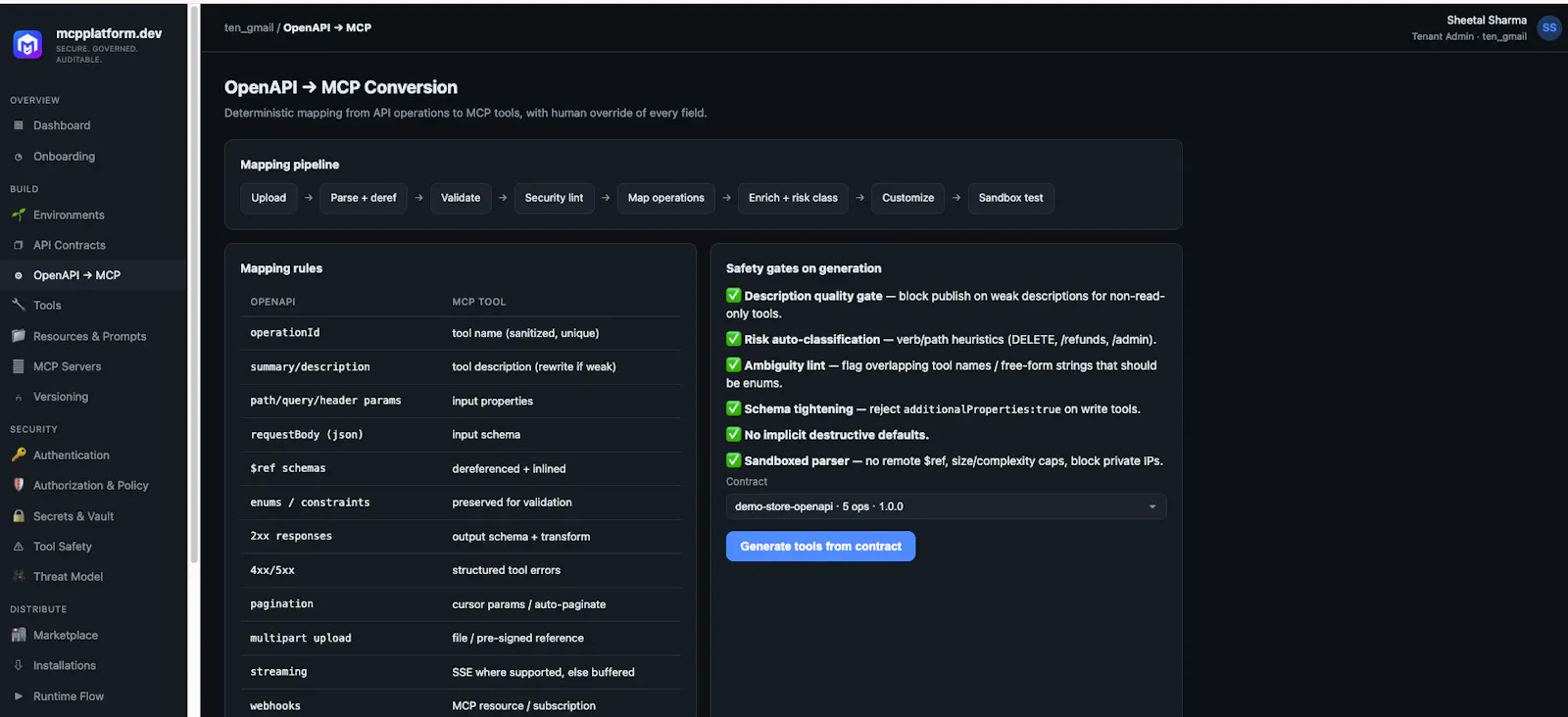 MCP Platform screenshot 4