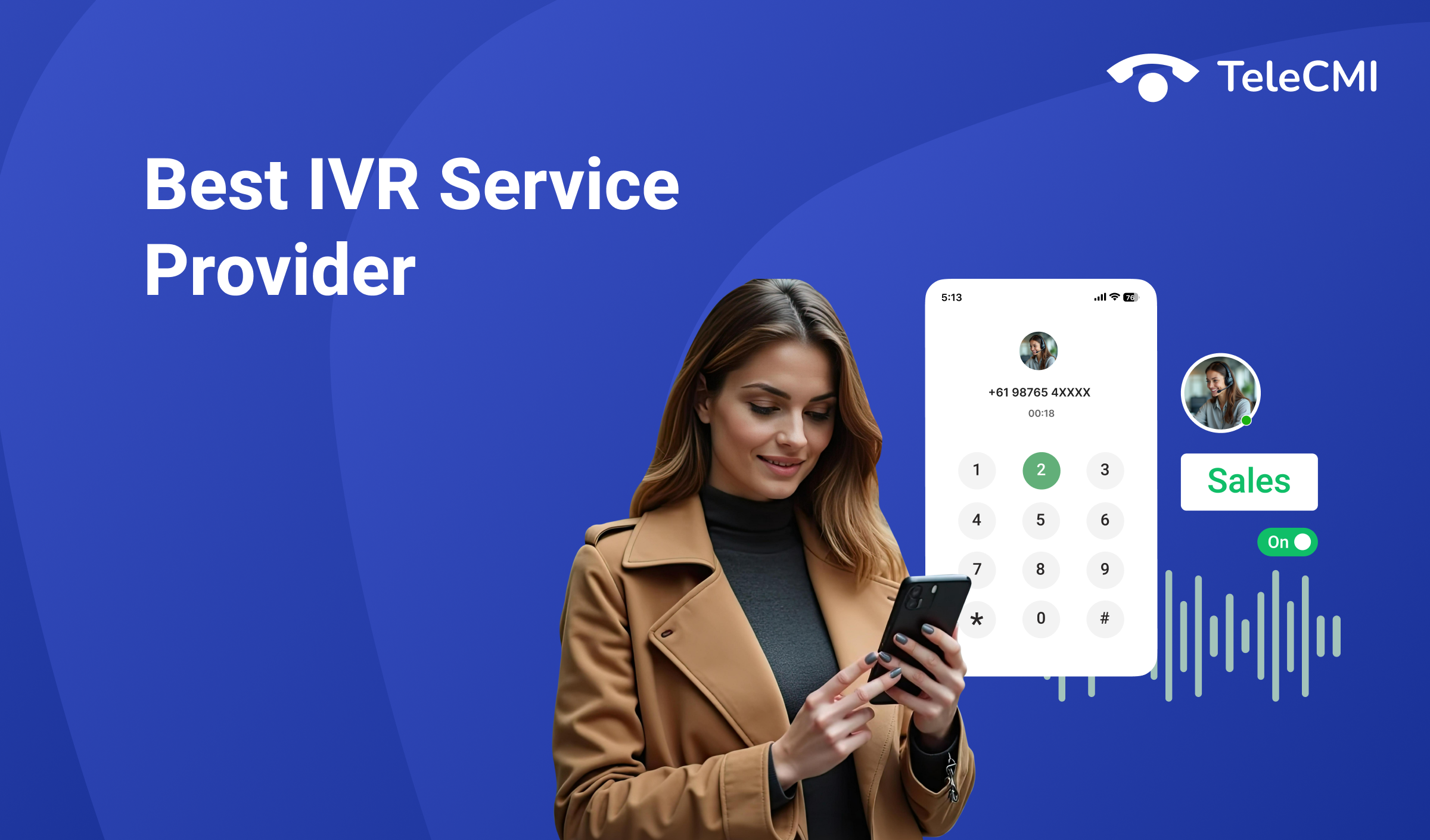 IVR Service Provider  - Product Hunt launch logo