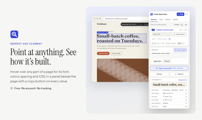 Code Specimen screenshot 9