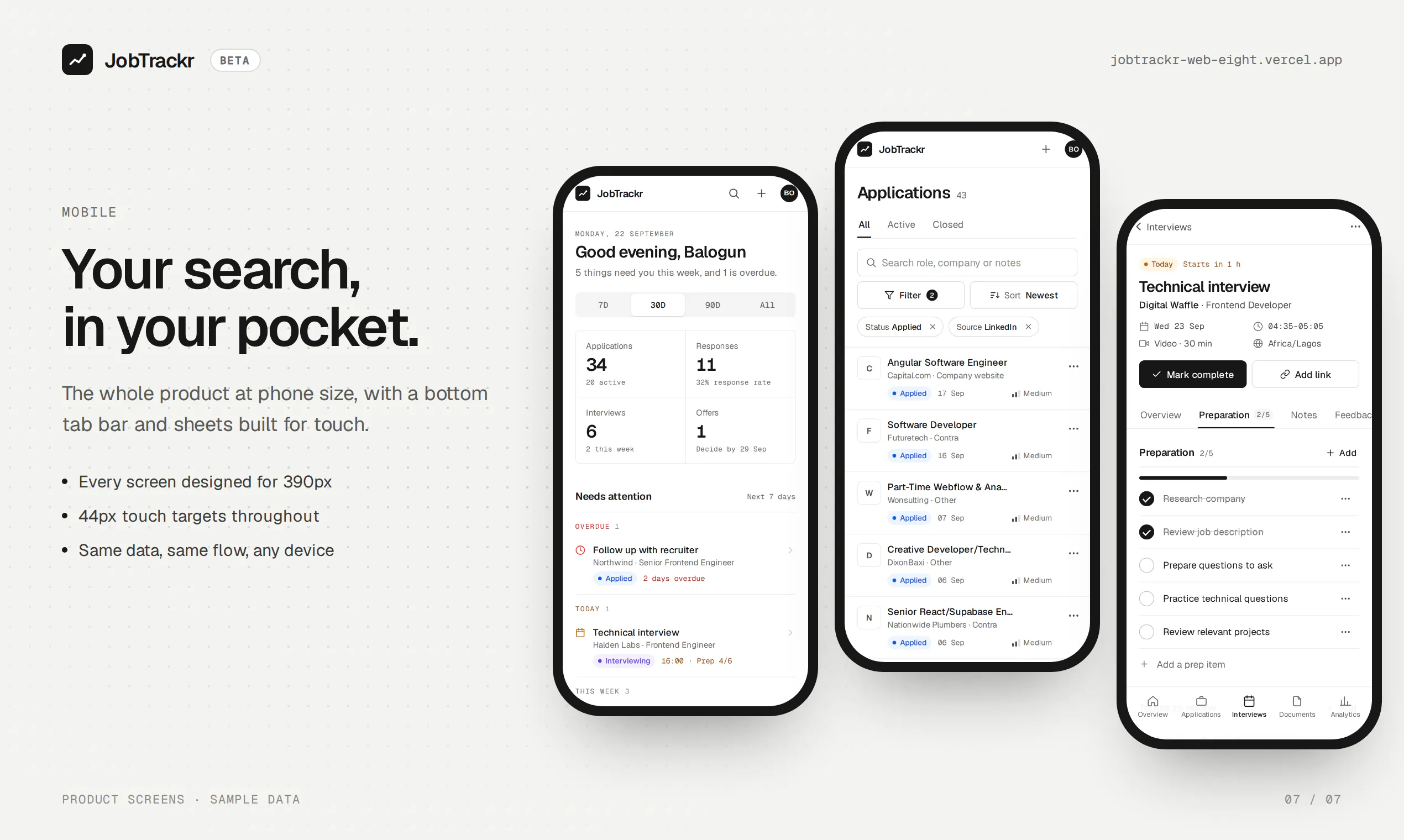 JobTrackr gallery image