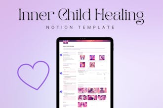 Inner Child Healing Notion Template gallery image