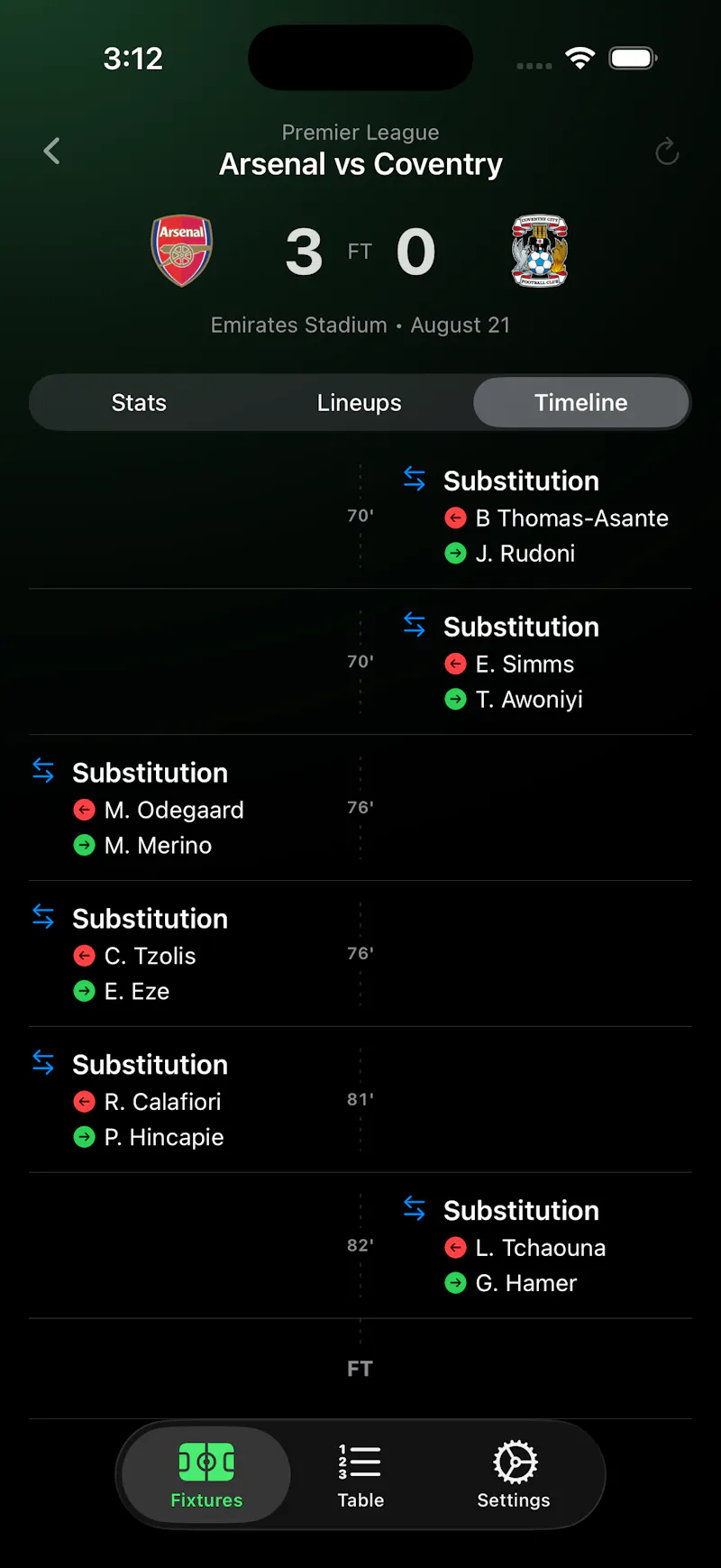 FootyMate screenshot 5