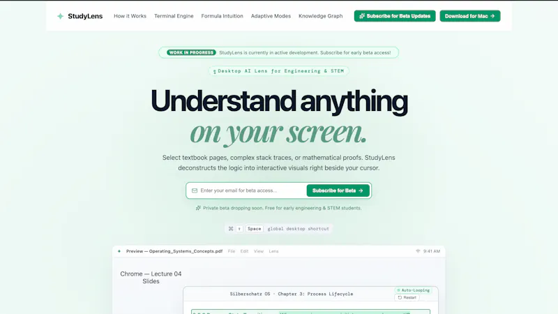 StudyLen screenshot 1