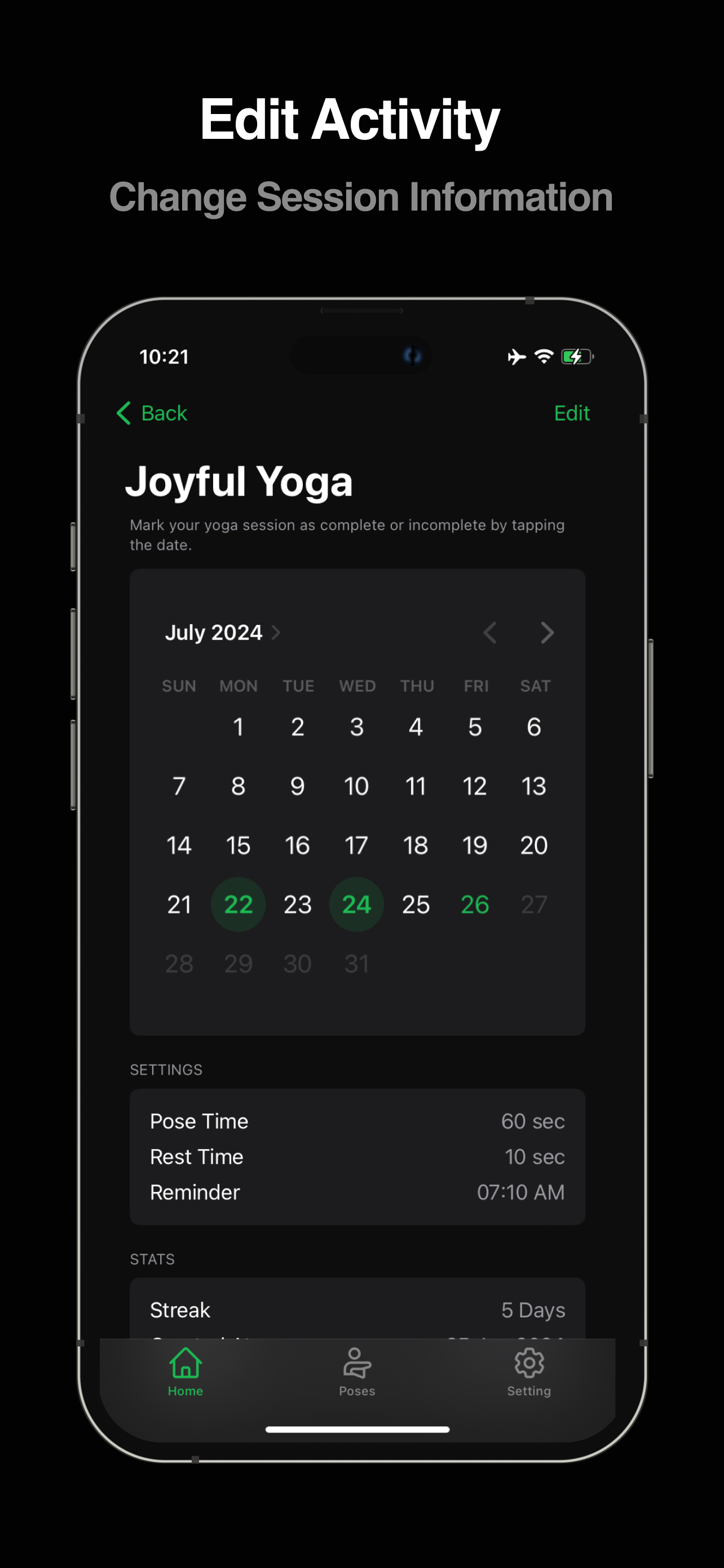 Yoga -strepen media 5