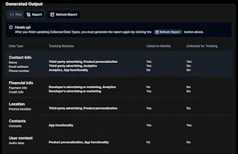 Online Privacy Manifest Generator gallery image