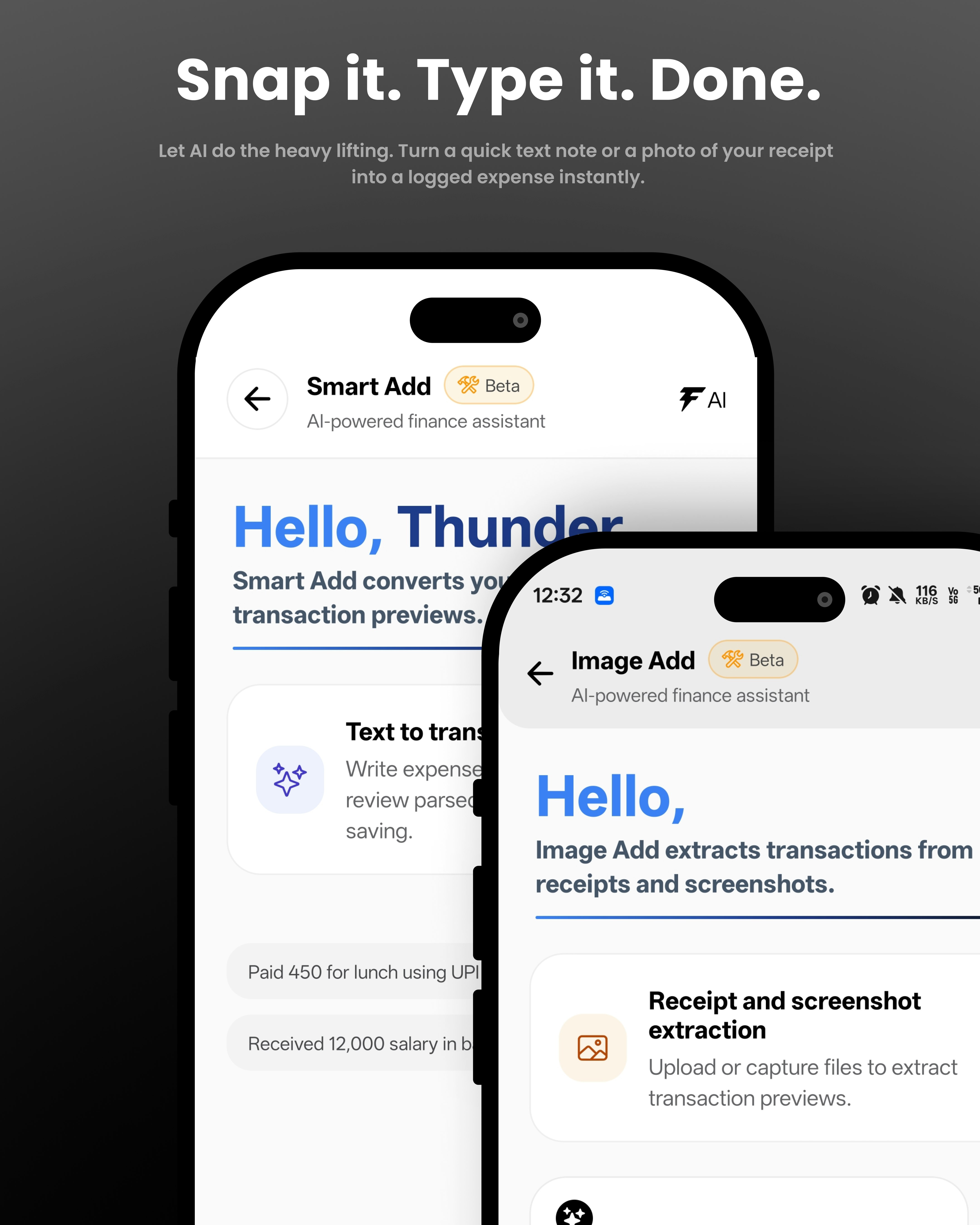 Finex - AI powered expense manager gallery image