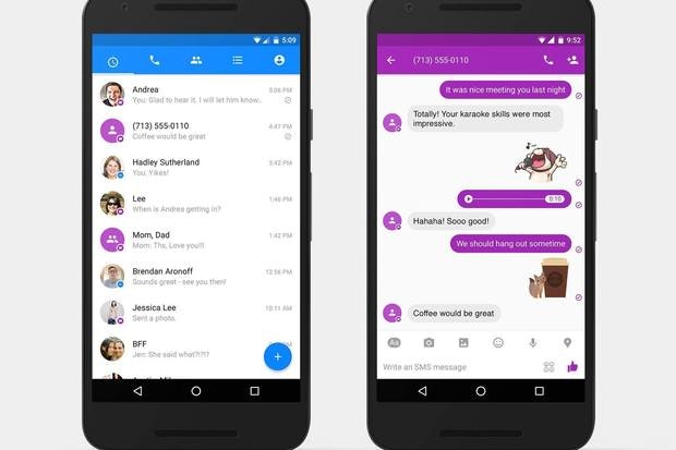 SMS on Facebook Messenger gallery image