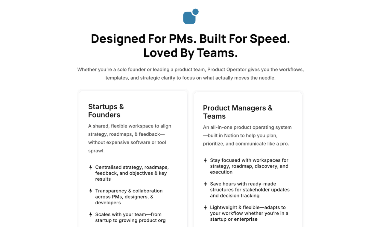 Product Operator - The Last Product Management System You’ll Ever Need media 5