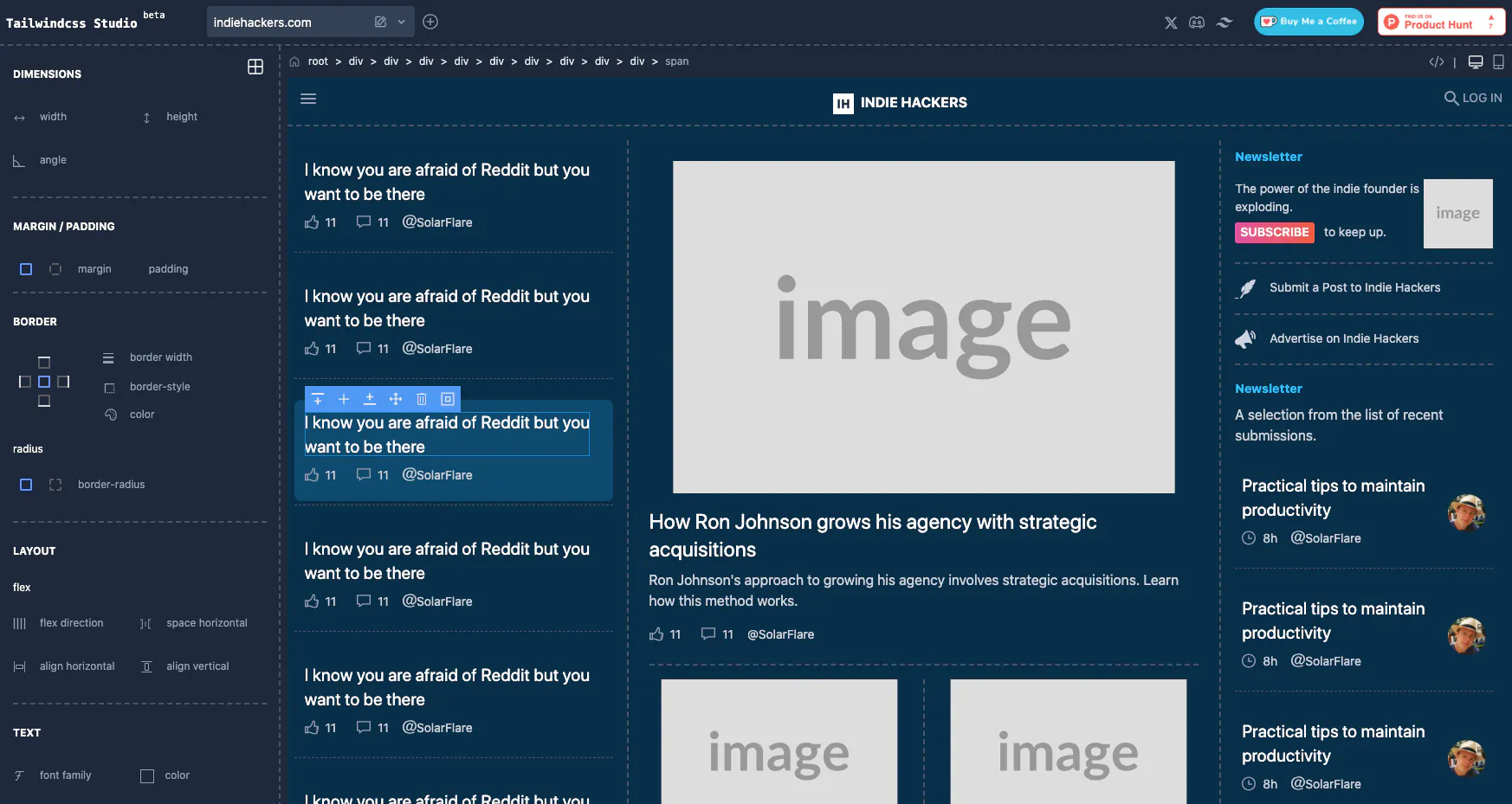 Tailwindcss Studio gallery image