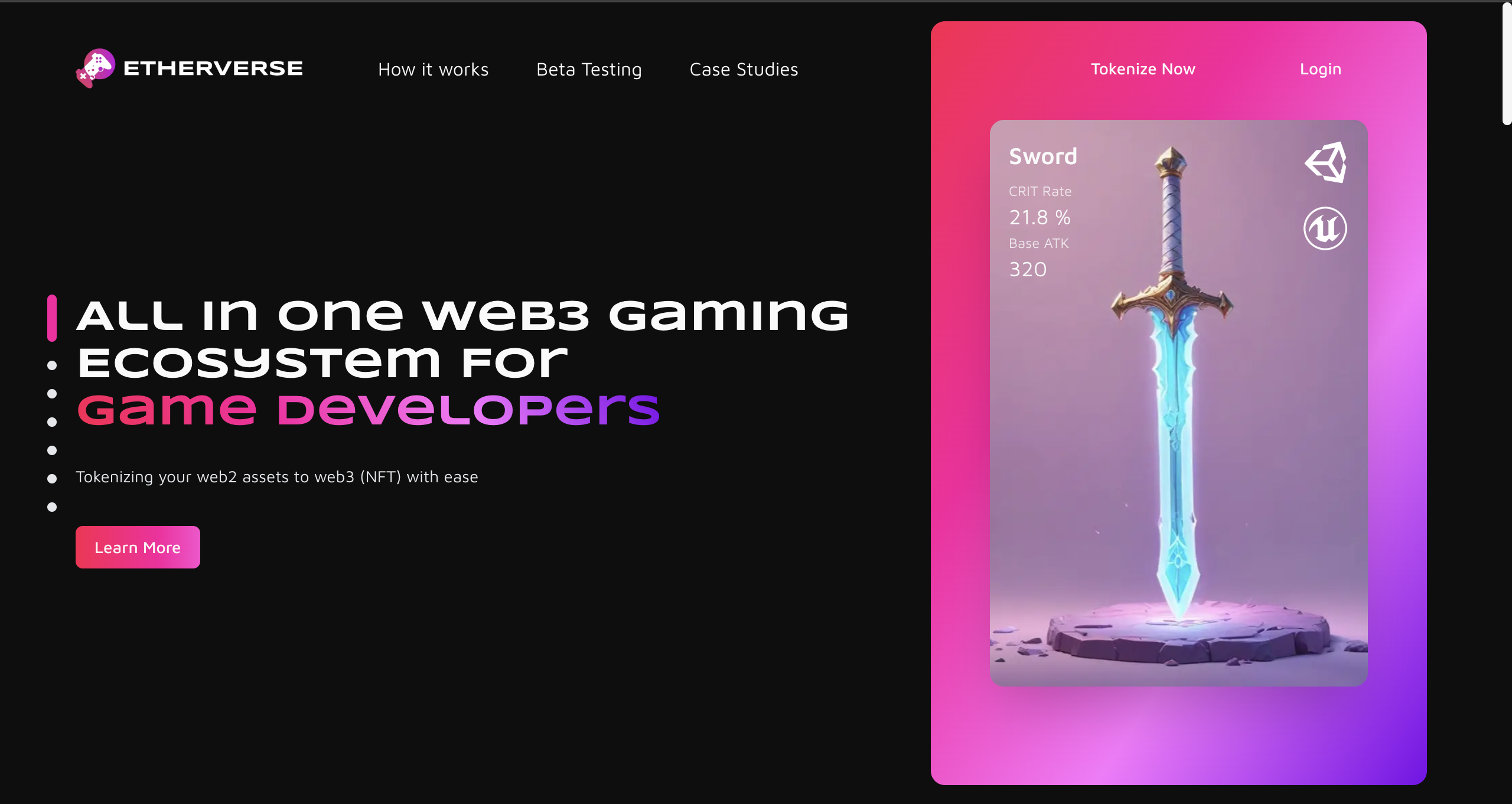 Media Etherverse.Studio - Tokenize tài sản trò chơi của bạn và xây dựng một kỷ nguyên chơi game mới 1