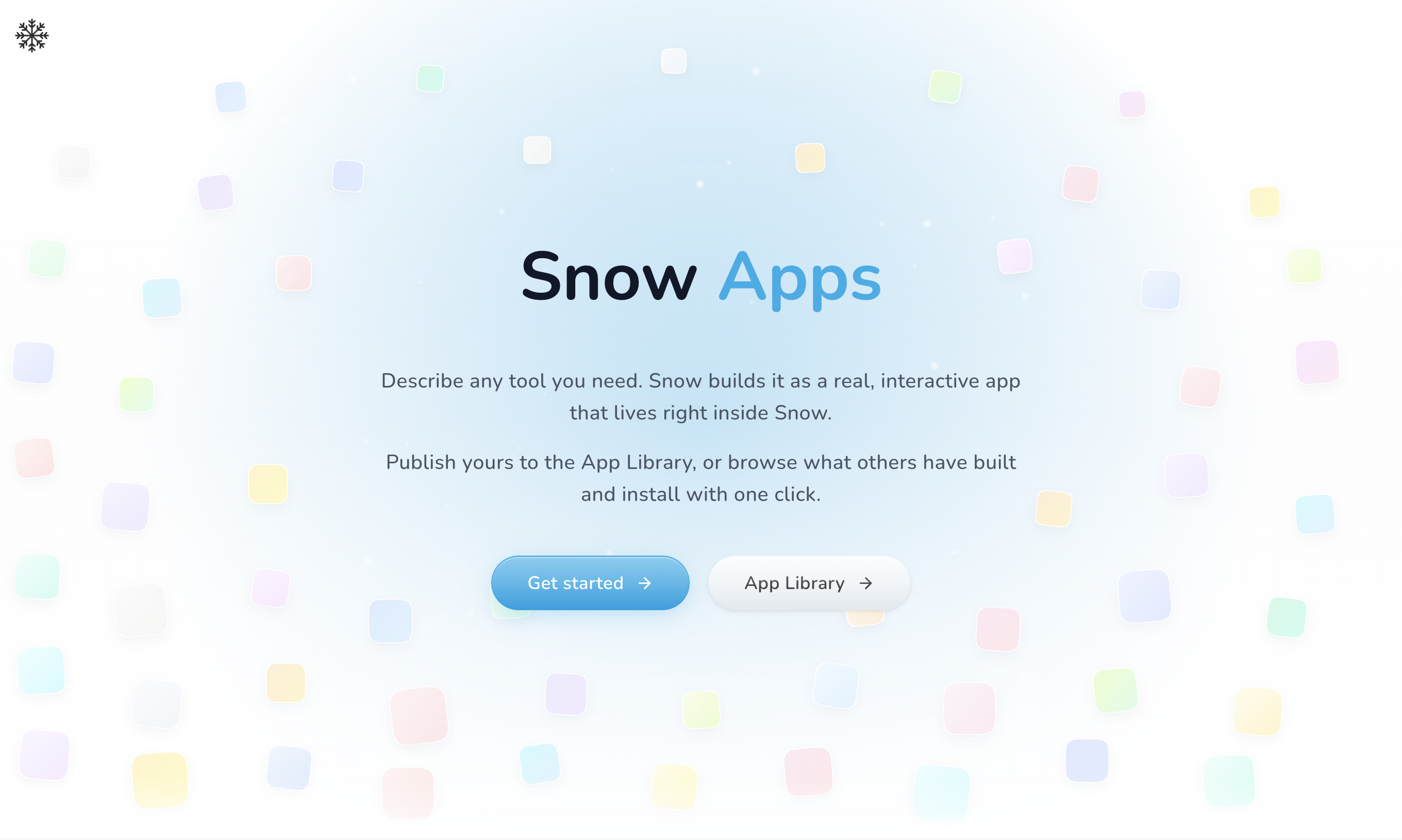 Snow chat gallery image