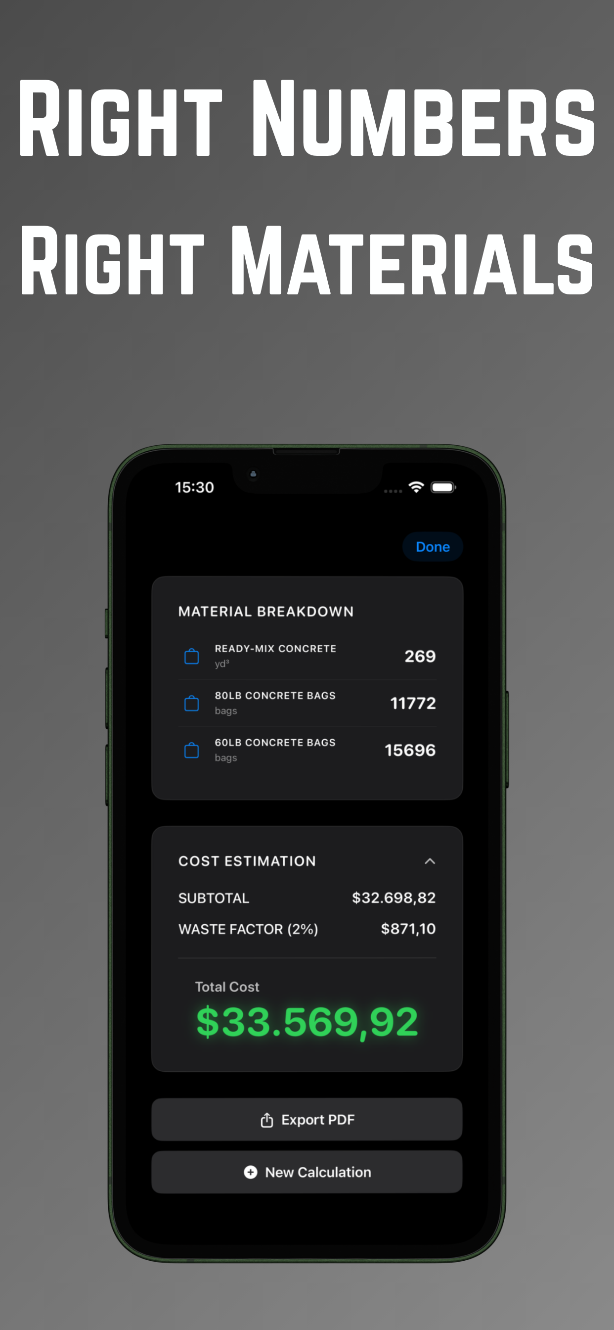 Construction Calculator For Builders gallery image