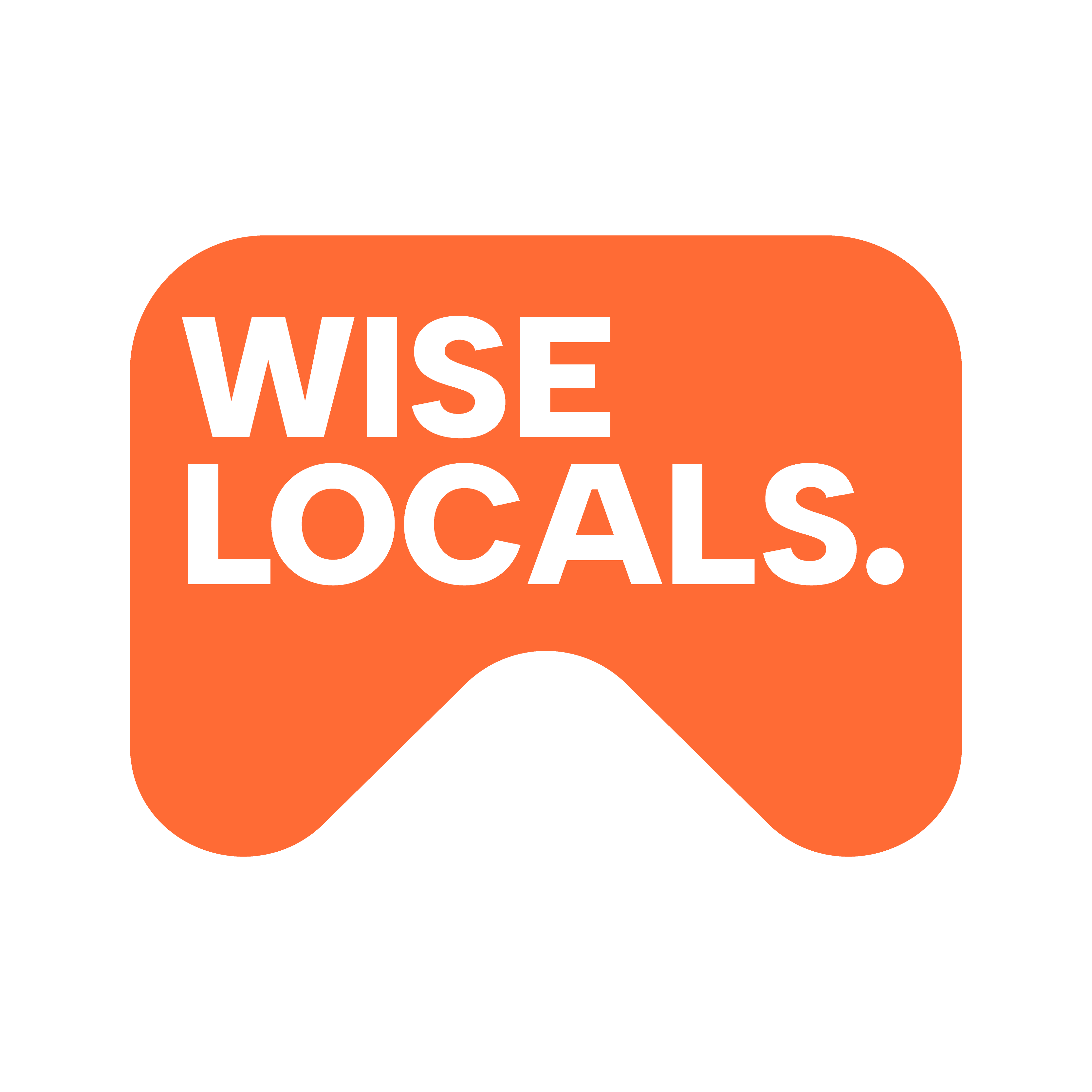 WiseLocals - Product Hunt launch logo and brand identity