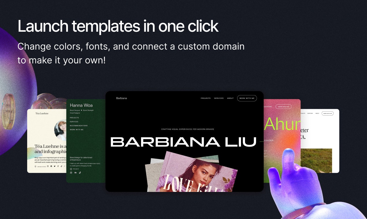 Média Portefeuilles par contra - Un site Web de portfolio qui fonctionne pour vous 3