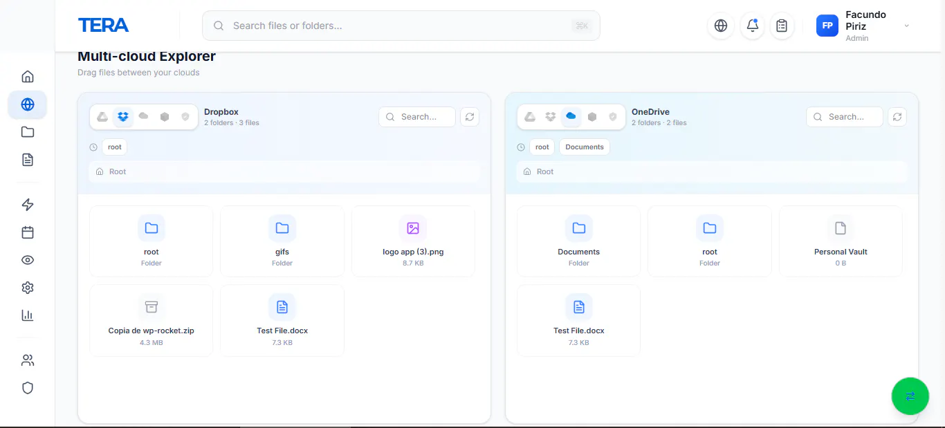 TERA — Multi-coud File Transfer gallery image