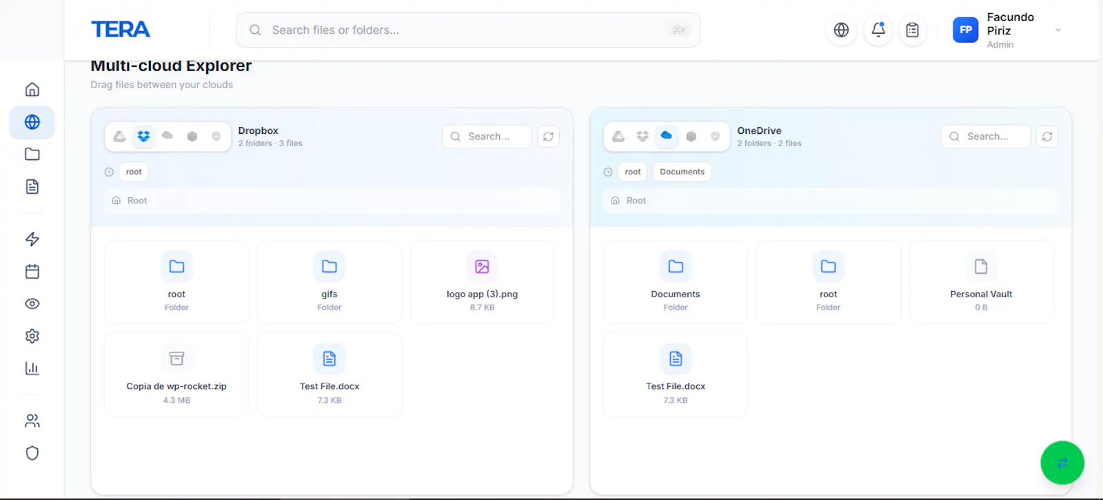 TERA — Multi-coud File Transfer screenshot 3