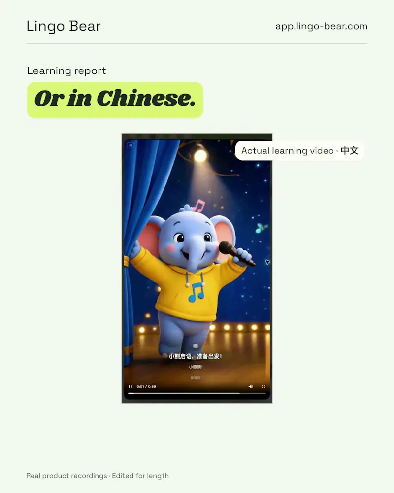 Lingo Bear screenshot 4
