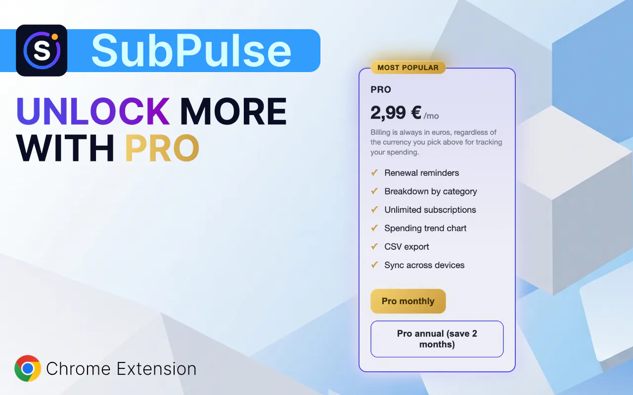 SubPulse -Subscription Tracker & Manager gallery image