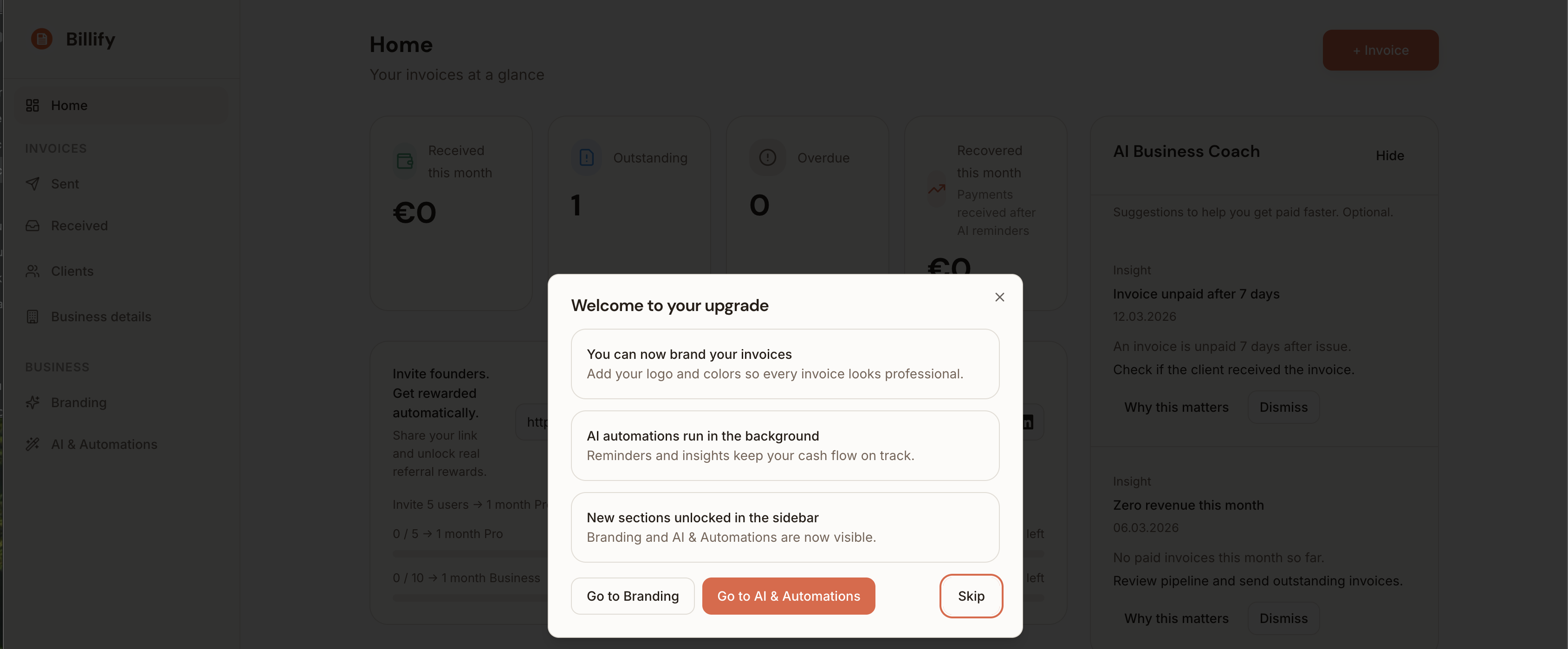Billify gallery image