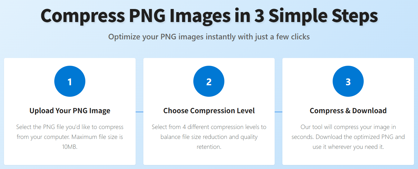 PNG Compressor - Main product screenshot demonstrating key features and user interface