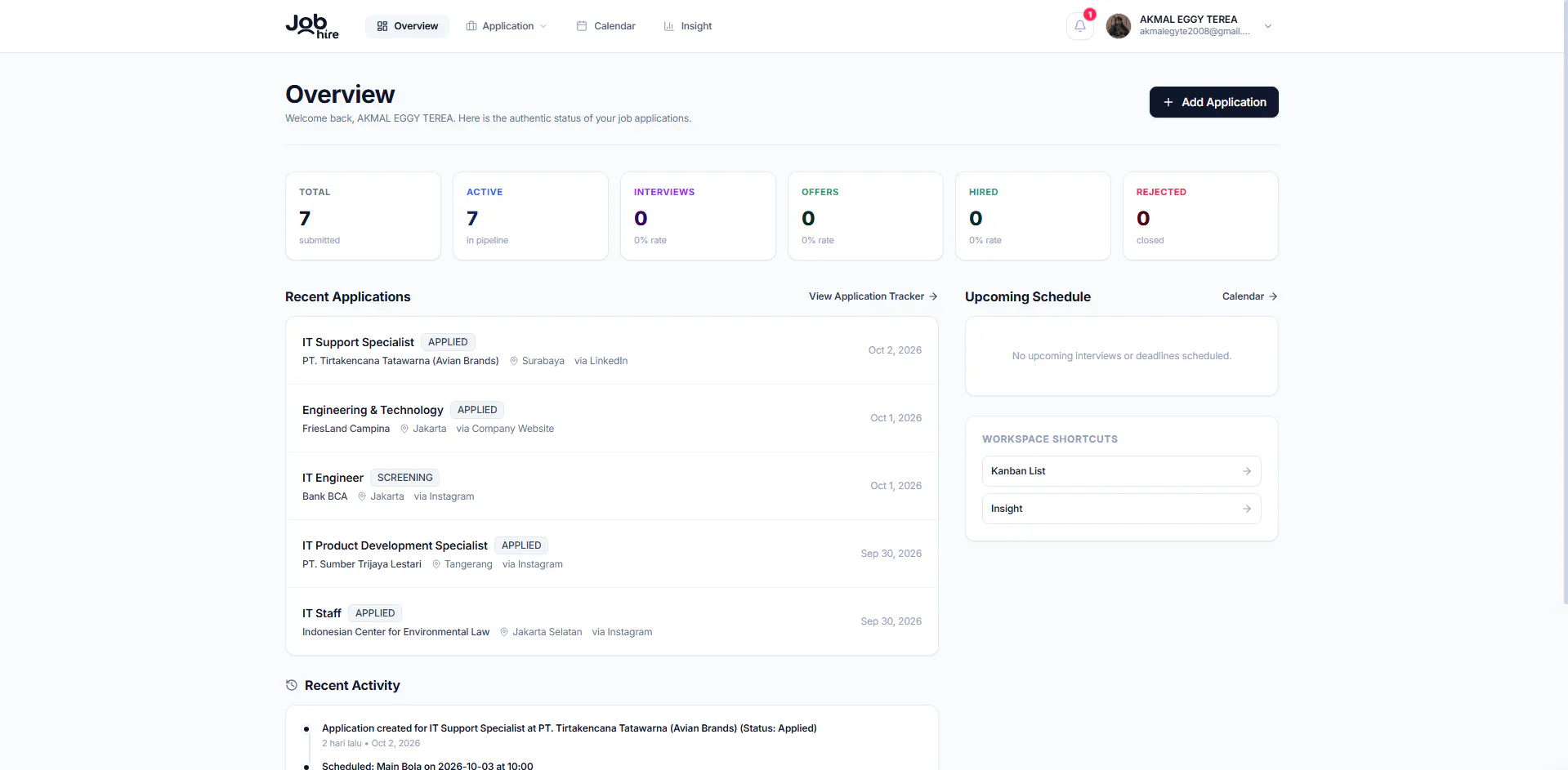 JobHire — Unified Career Workspace gallery image