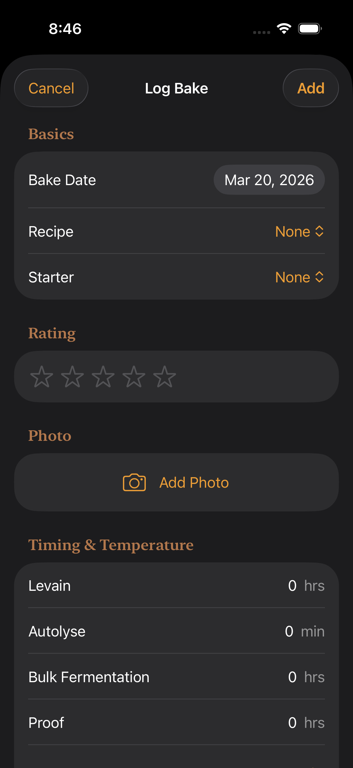 Crust Log — Sourdough Companion for iOS gallery image
