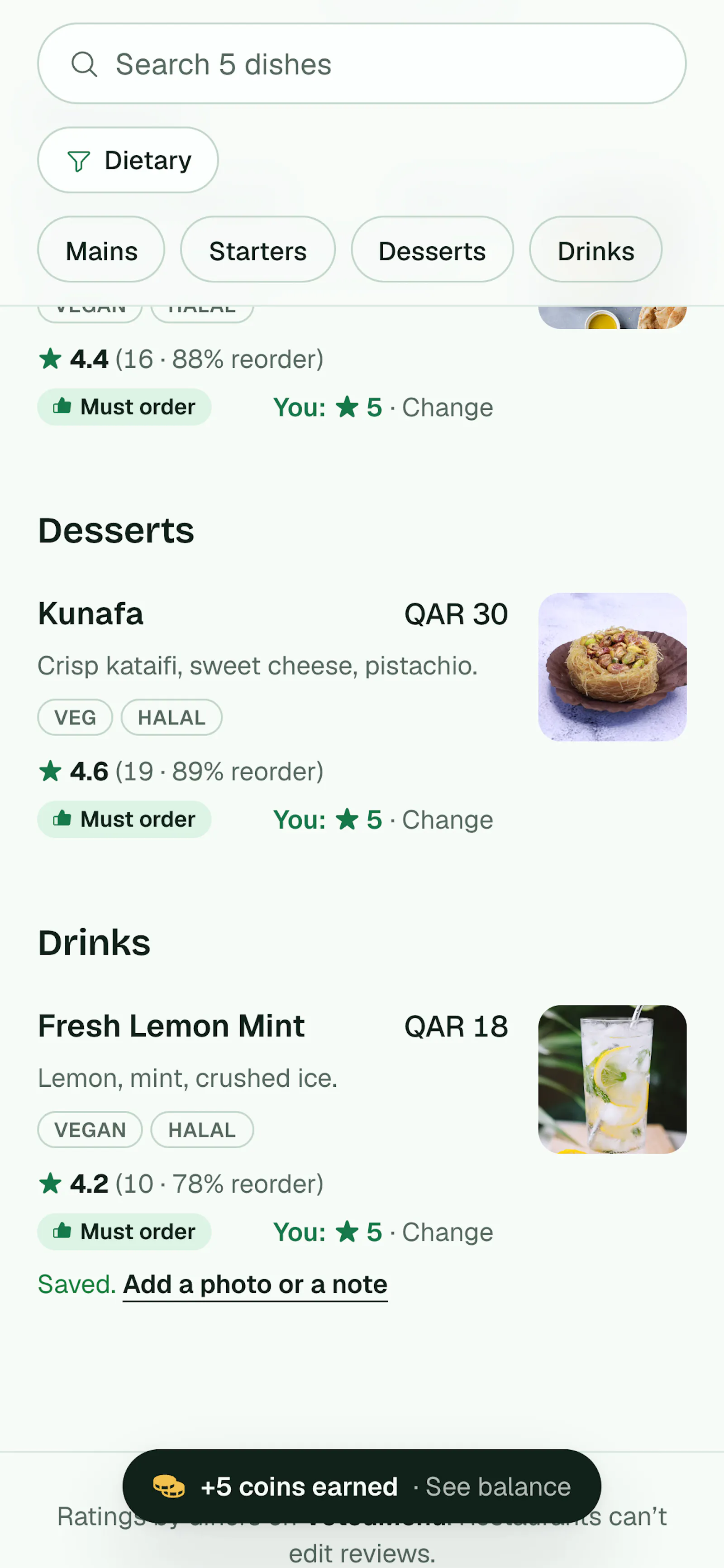 VotedMenu screenshot 8