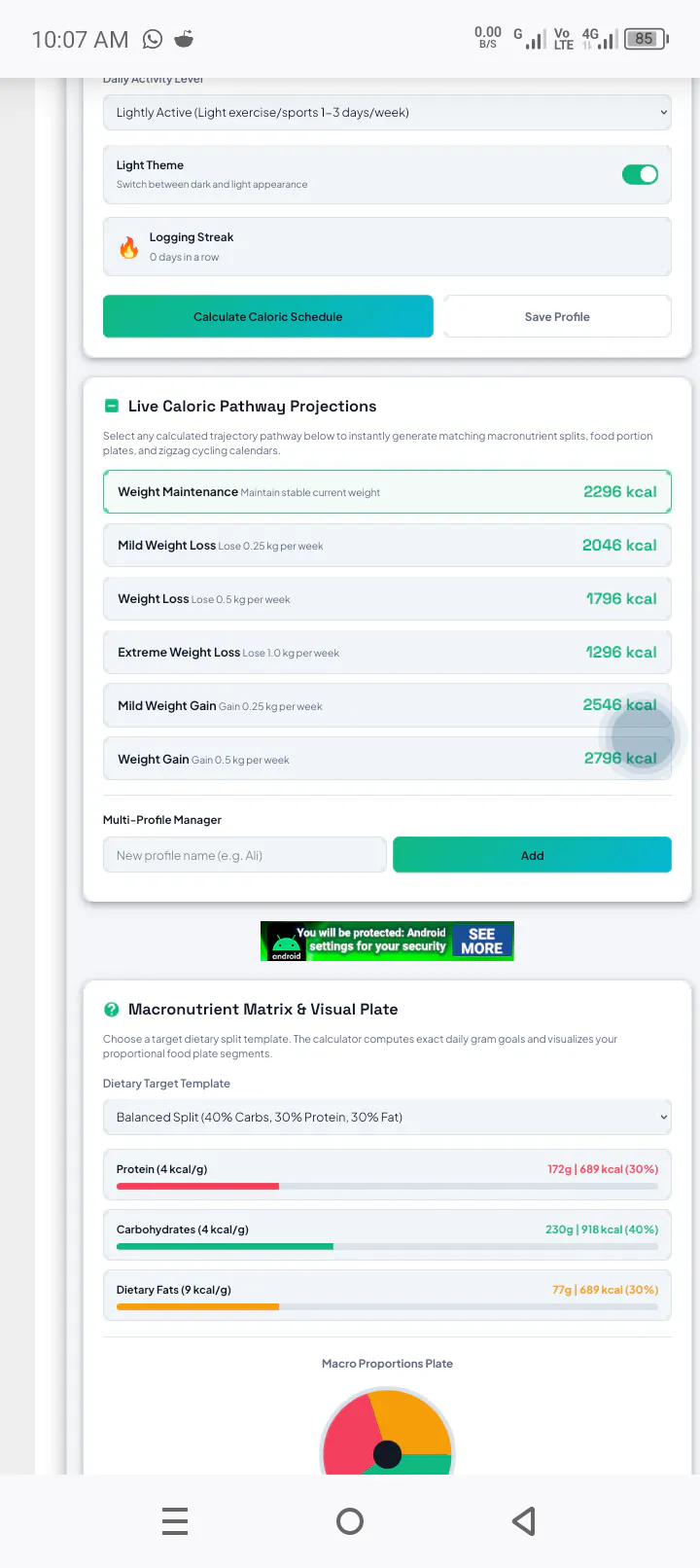 Calorie Calculator & TDEE gallery image