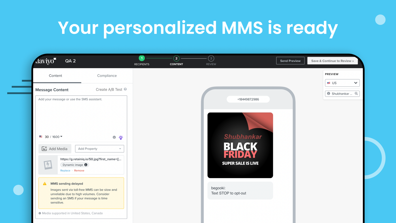 Immagini SMS personalizzate di Retainiq - Metti avanti il tuo miglior testo media 8