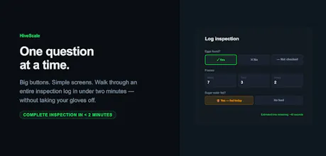 HiveScale — Free hive management gallery image