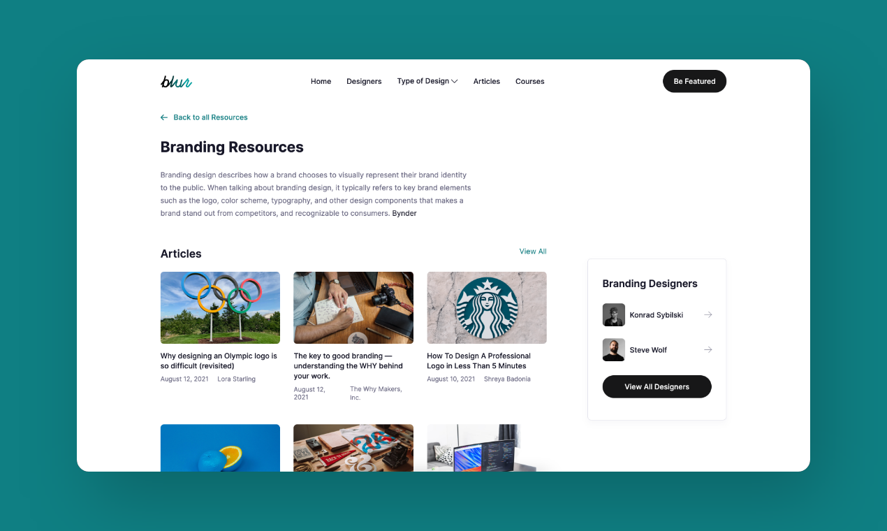 Blur Design gallery image