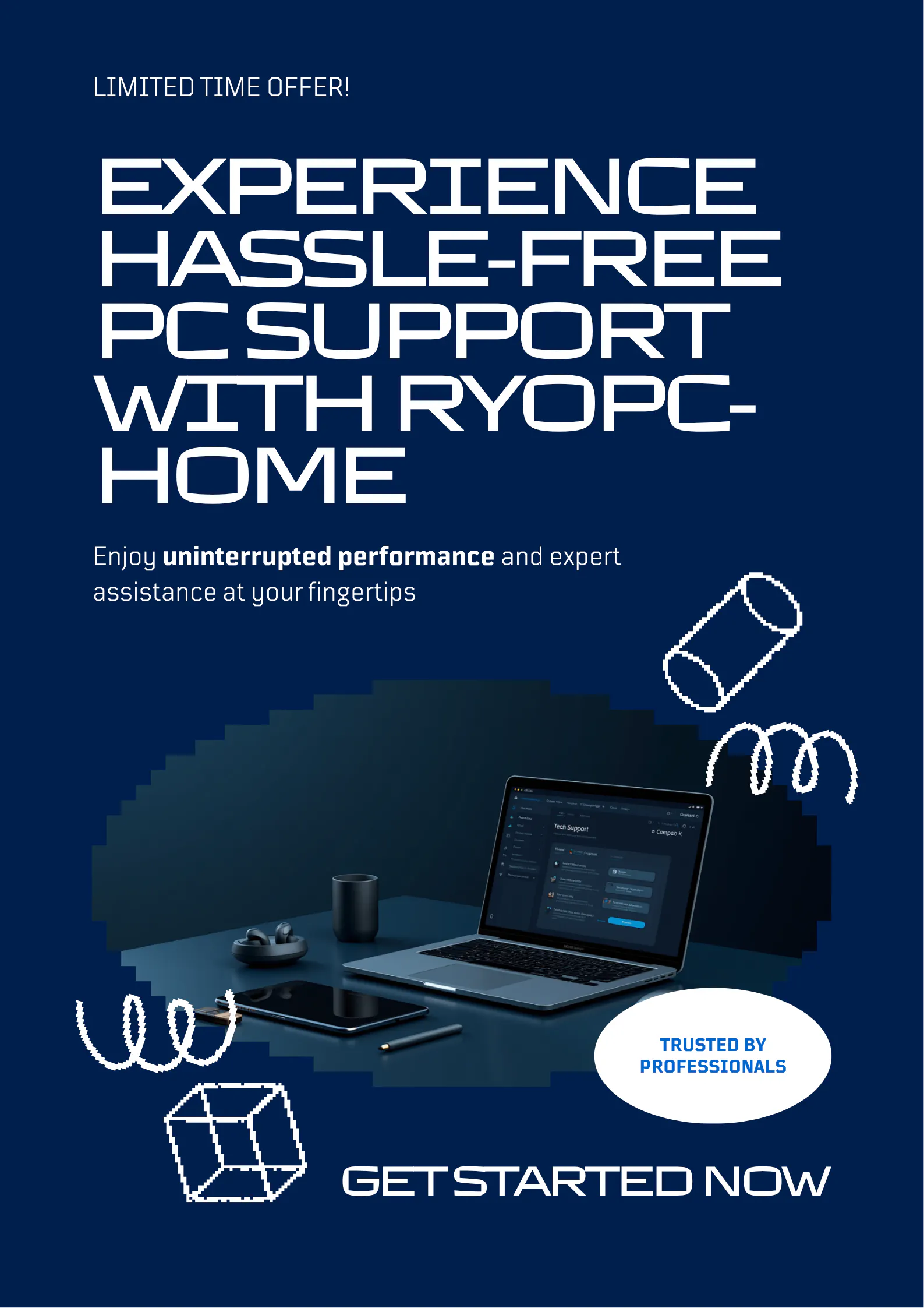 ryopc – PC Support Network 项目横幅