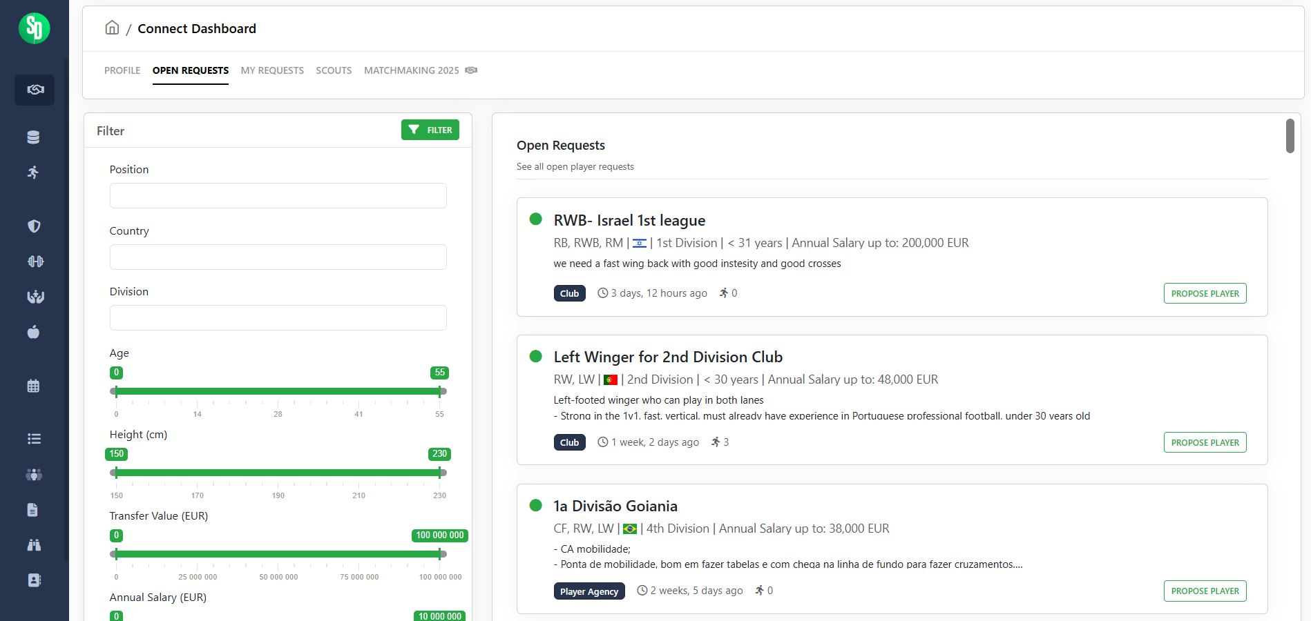 ScoutDecision voor agenten - Software voor voetbalagenten en agentschappen media 2