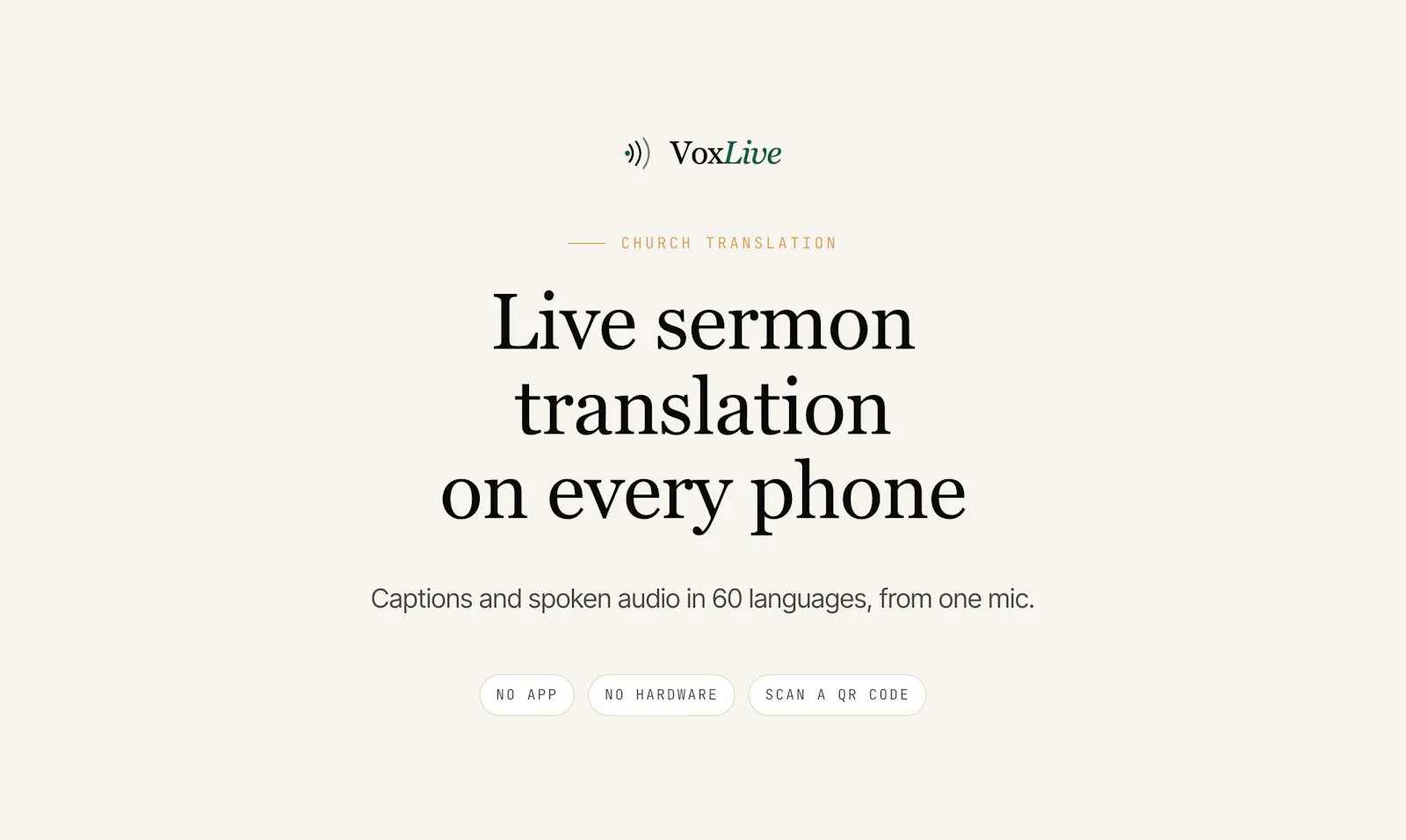 VoxLive screenshot 1
