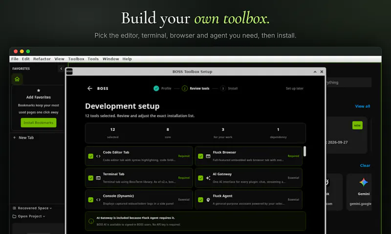 BOSS Console screenshot 3
