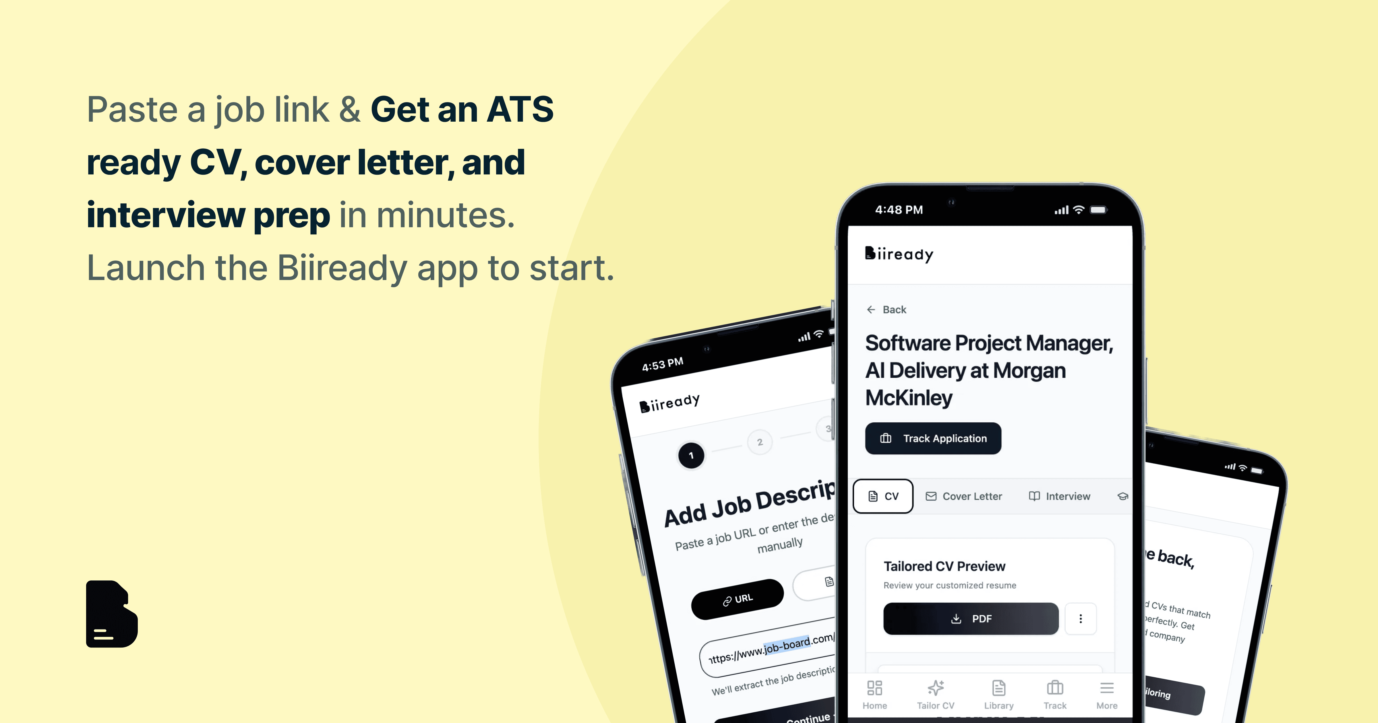 Biiready - Main product screenshot demonstrating key features and user interface