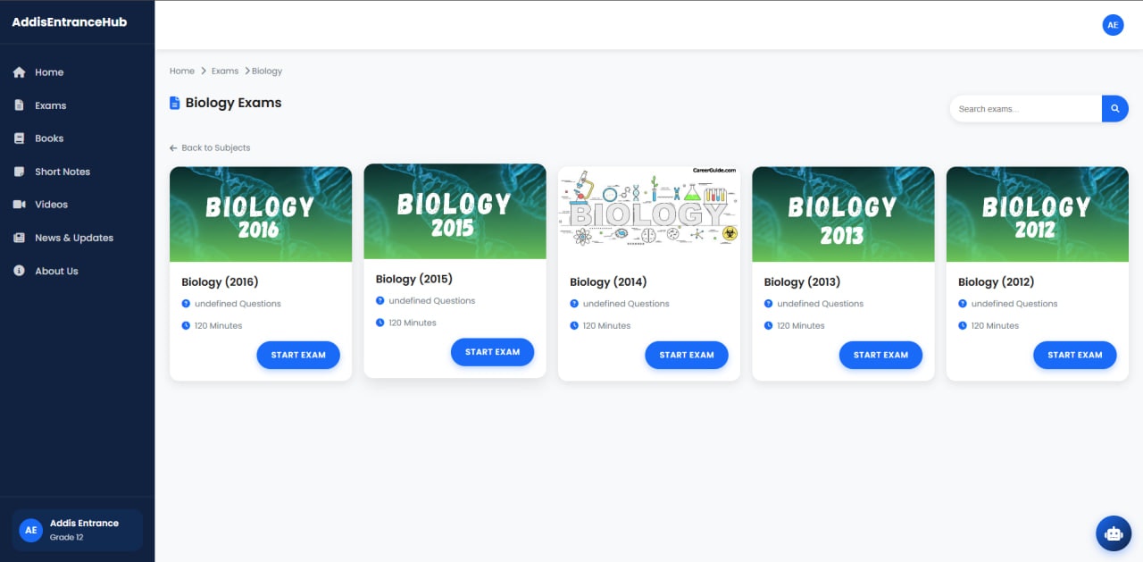Média Hub d'entrée d'Addis - Autonomiser le succès — Préparation à l'examen d'entrée pour l'Éthiopie 7