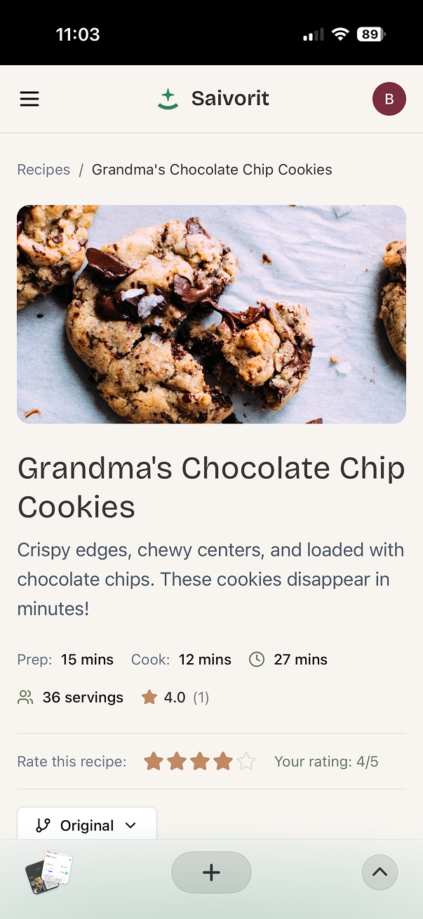Saivorit - Screenshot 2 showing product features and functionality