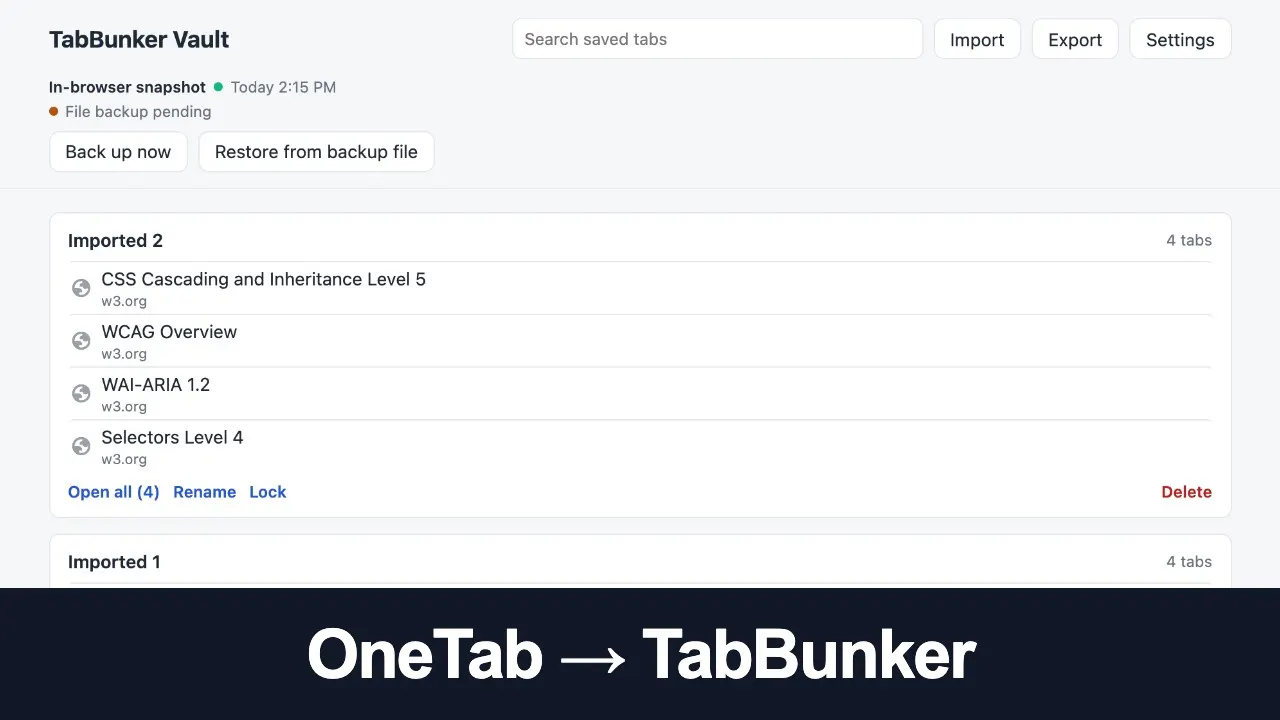 TabBunker gallery image