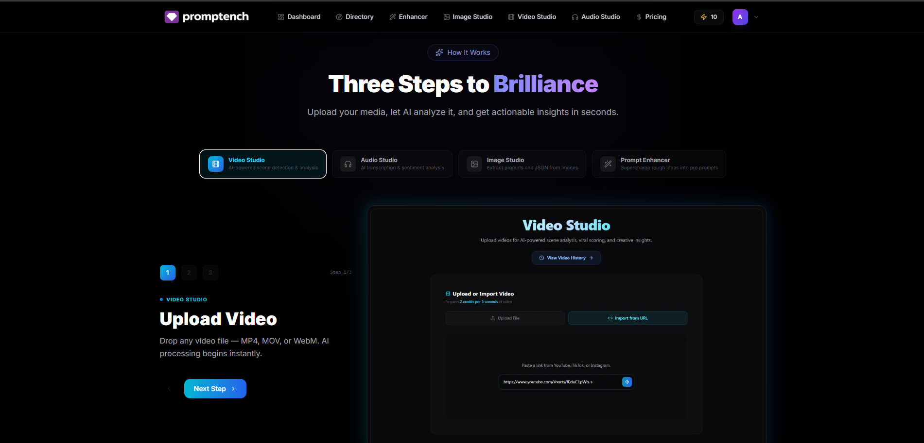 Promptench - Screenshot 3 showing product features and functionality