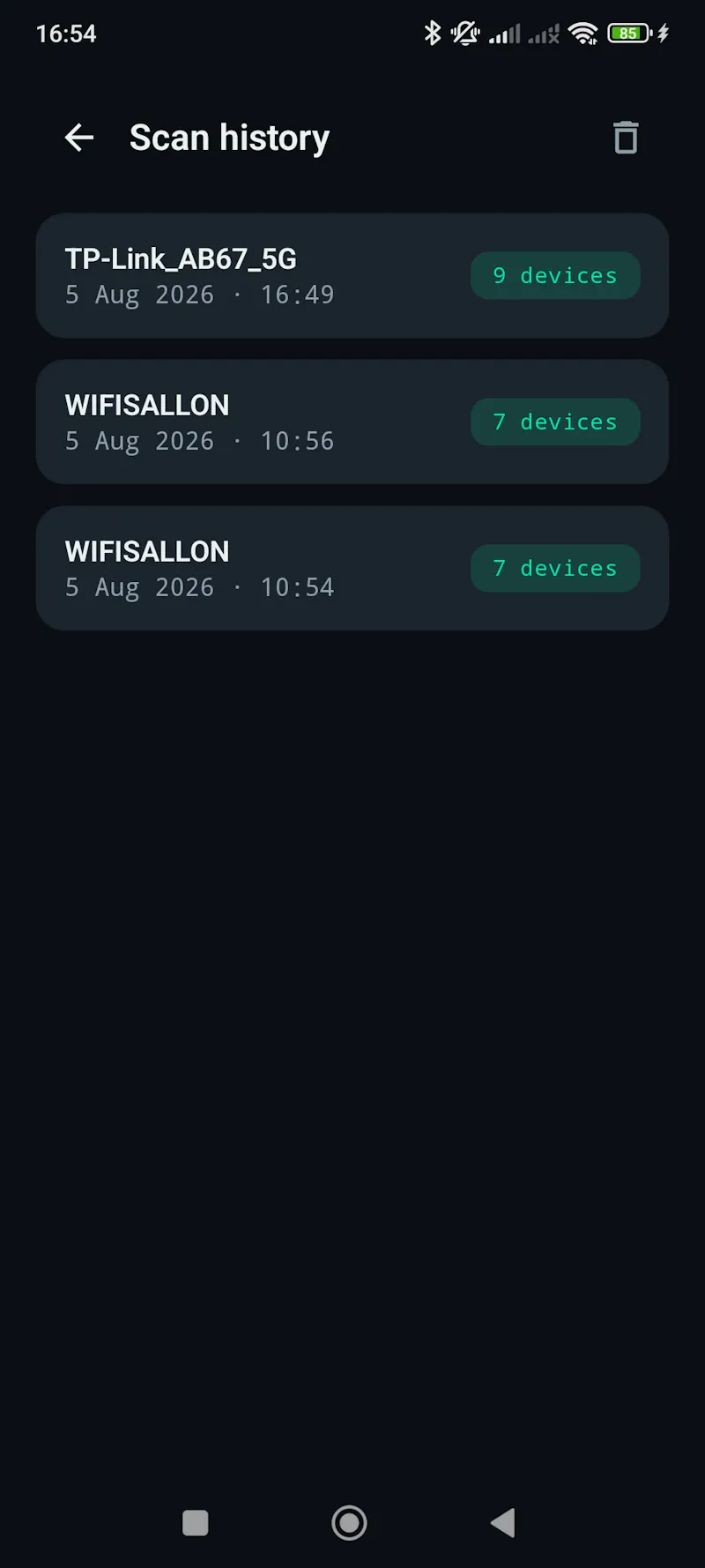 NetScan screenshot 3